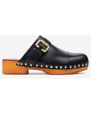 Chloé Jeannette Clogs - Black