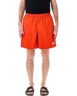 Stussy Water Short Stock - Red