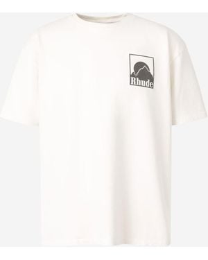 Rhude Moonlight Bagde T-Shirt - Natural