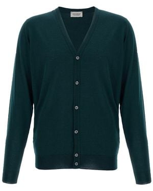 John Smedley 'Petworth' Cardigan - Green