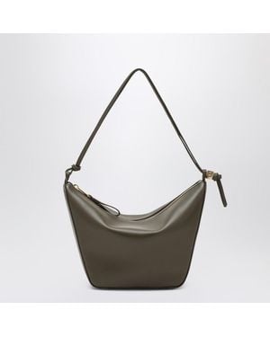 Loewe Hammock Hobo Bag Mini Khaki - Metallic