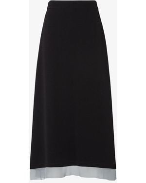 Fendi Silk Skirt - Black