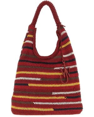 JW Anderson 'Knitted Hobo' Shoulder Bag - Red