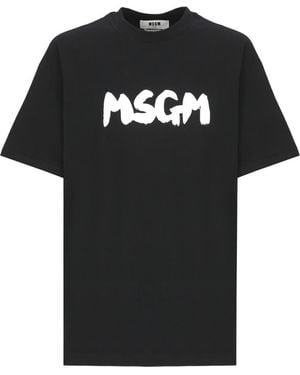 MSGM T-Shirts And Polos - Black