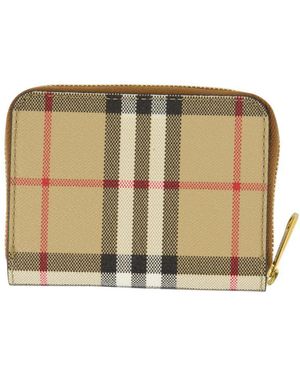 Burberry Mini Zip Wallet - Green