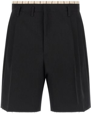 Maison Margiela Lining Insert Bermuda Shorts - Black