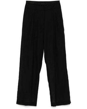 Helmut Lang Dbl Pleated Pant.Woo - Black