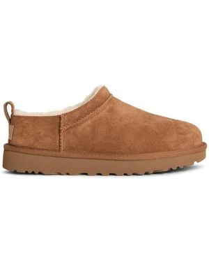 UGG 'Classic Micro' Chestnut Suede Boots - Brown