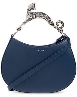 Lanvin Cat Hobo Bag - Blue