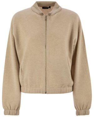 Fabiana Filippi Bomber Jacket - Natural