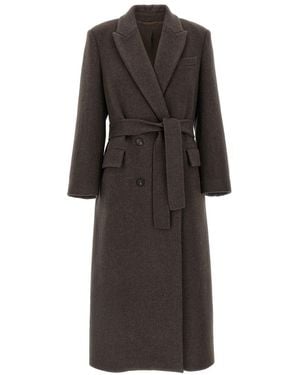 Brunello Cucinelli 'Double' Coat - Black