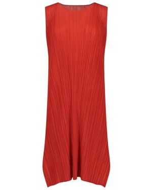 Pleats Please Issey Miyake Dresses - Red