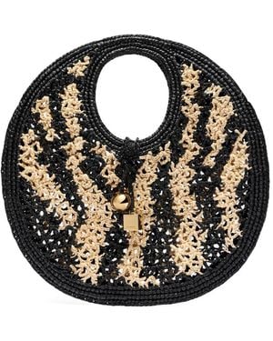 Jacquemus 'The Small Round Beach Bag' - Black