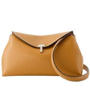 TOTEME T Lock Clutch - Brown