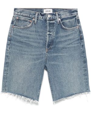 Agolde 90's Denim Shorts - Blue