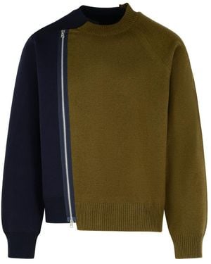 Sacai Wool Sweater - Green