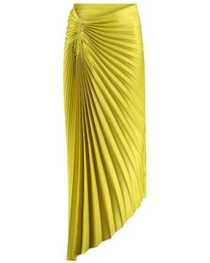 Pinko Ghiandaia Pleated Skirt - Yellow