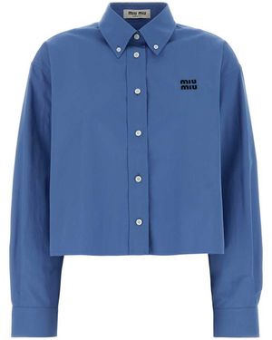 Miu Miu Shirts - Blue