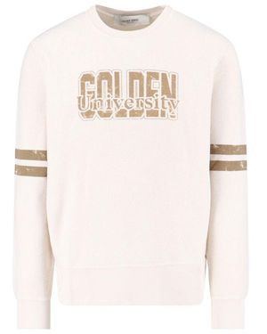 Golden Goose Cotton Sweatshirt - Natural