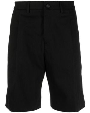 Golden Goose Tailored Shorts With Unique Patch Detail - Black