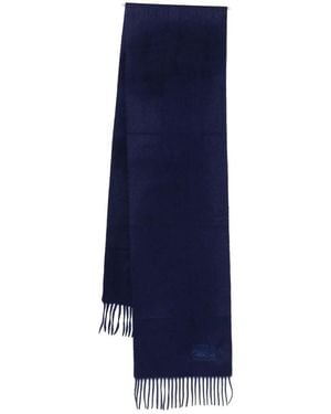 Paul Smith Scarf Plain Cashmere Accessories - Blue