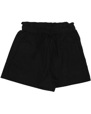 ショートパンツ THOM KROM Women Shorts  Burmudas WST404 BLACK Eco Anya Mid-Rise Jogger Shorts | GUESS Factory