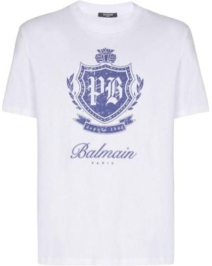 Balmain T-shirts And Polos - Blue