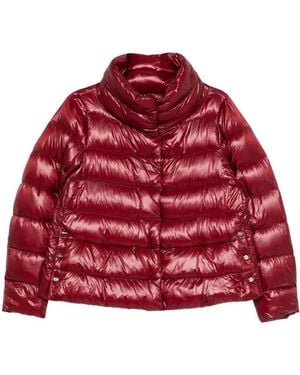 Herno "monogram" Cape Jacket Clothing - Red
