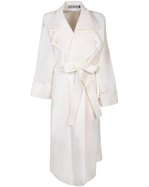 Issey Miyake Trench Coats - White