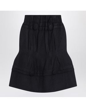 Prada Midi Skirt - Black
