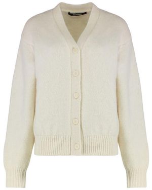 Jacquemus Wool-Blend Cardigan - White