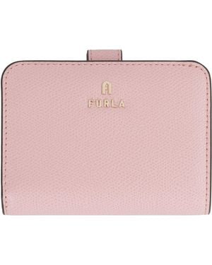 Furla Camelia Leather Wallet - Pink