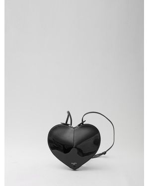 Alaïa Le Coeur Glossy Bag - Black