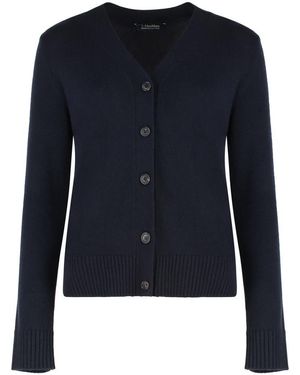 Max Mara Apollo Wool Cardigan - Blue