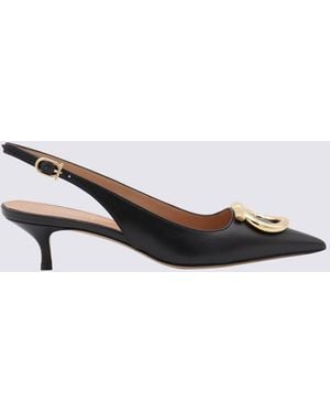 Ferragamo Scarpe Con Tacco Nero - Brown