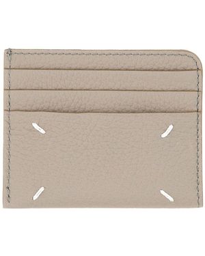 Maison Margiela Leather Card Holder - Natural