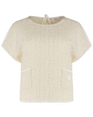 Moncler Cotton Crew-neck T-shirt - White