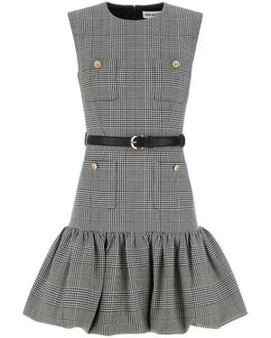 Self-Portrait Dress - Grey