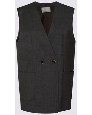 Nine:inthe:morning Gray Wool Blazer - Black