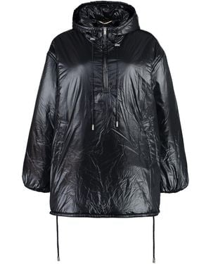 Saint Laurent Nylon Windbreaker-Jacket - Black