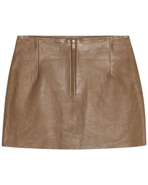 REMAIN Birger Christensen Skirt - Brown