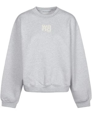 T By Alexander Wang Sweatshirt - Gray