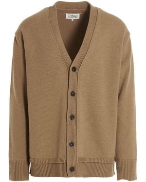 Maison Margiela Wool Cardigan - Brown
