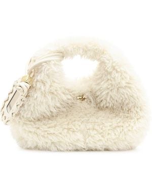 Ganni Hobo Mini Bag - Natural