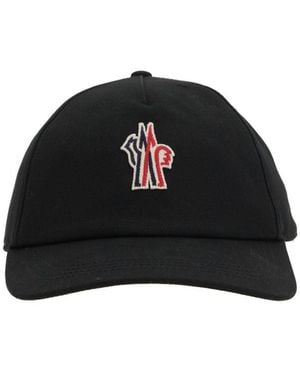 Moncler Baseball Cap With Logo - Black