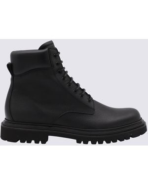 DOLCE & GABBANA ロゴストラップ アンクルブーツ Dolce & Gabbana ロゴストラップ アンクルブーツ | ブラック