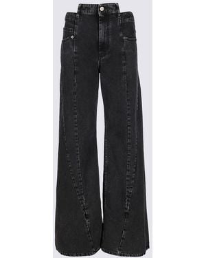 Maison Margiela Black Cotton Decortique Jeans