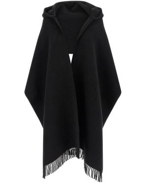 Brunello Cucinelli Hooded Scarf - Black