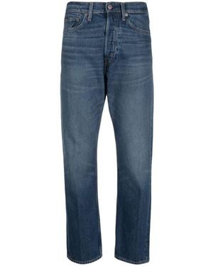 Polo Ralph Lauren 3X1 Rigid High-Waist Cropped Jeans - Blue