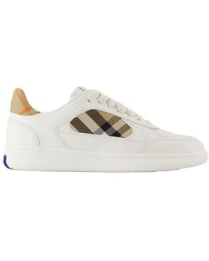 Burberry Lf Terrace Mix Sneakers - White